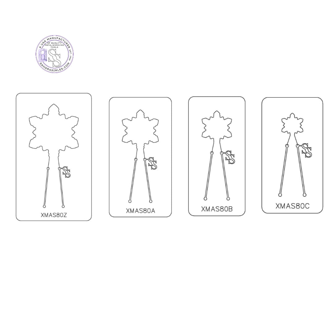 PANCAKE DIE XMAS80 SNOWFLAKE